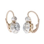 Earrings, Hungary, mid-20th century.