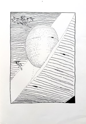 Stanisław FIJAŁKOWSKI (1922 - 2020), Melencolia I; z Teki XYLON 63; 1984