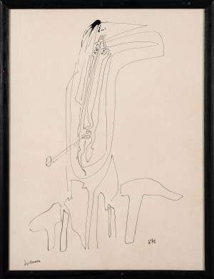 Ignacy WITZ (1919 - 1971), Palący papierosa
