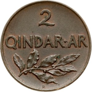 Albania 2 Qindar Ari 1935 R