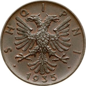 Albania 2 Qindar Ari 1935 R
