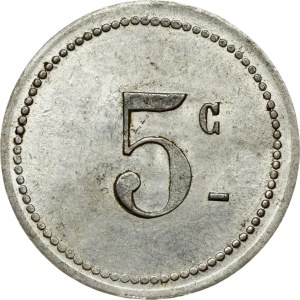 Algeria Constantine Department Bougie 5 Centimes 1915