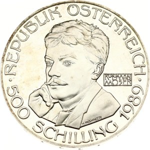 Austria 500 Schilling 1989 Koloman Moser