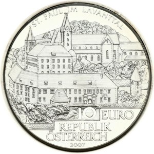 Austria 10 Euro 2007 Saint Paul's Abbey Lavanttal