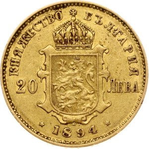 Bulgaria 20 Leva 1894 КБ