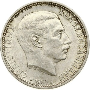 Denmark 2 Kroner 1930 King's Birthday