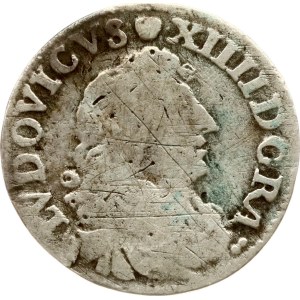 France 4 Sols 1677 D