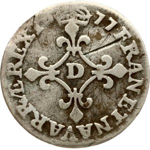 France 4 Sols 1677 D