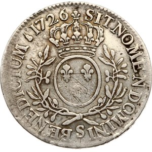 France Ecu 1726 S