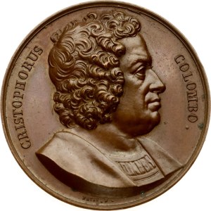 France Medal ND Christopher Columbus