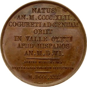 France Medal ND Christopher Columbus