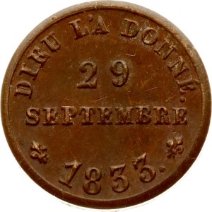 France Medalet 1833 Henri V