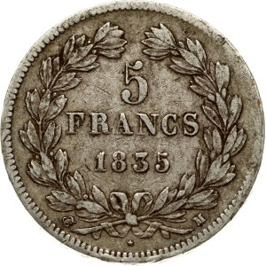 France 5 Francs 1835 M
