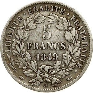 France 5 Francs 1849 A