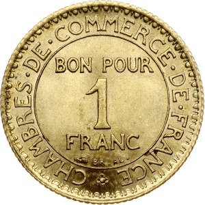 France 1 Franc 1922 Chambers of Commerce