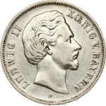 Germany Bavaria 5 Mark 1876 D