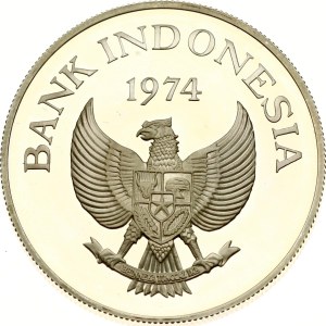 Indonesia 2000 Rupiah 1974 Javan Tiger