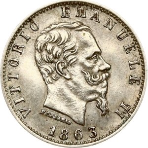 Italy 20 Centesimi 1863 M BN