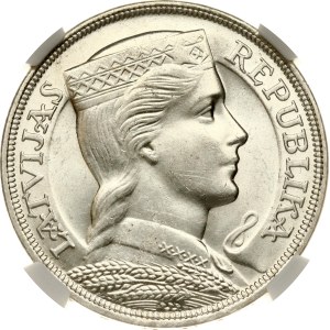 Lotyšsko 5 Lati 1929 NGC MS 61