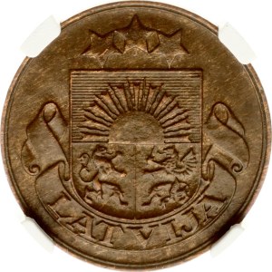 Latvia 2 Santimi 1932 NGC MS 62 BN