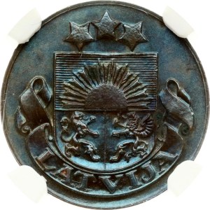 Lotyšsko 1 Santims 1935 NGC MS 64 BN