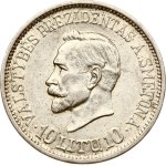 Lithuania 10 Litu 1938 Smetona