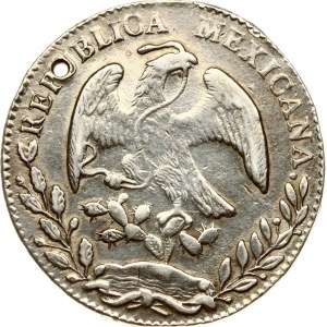 Mexico 8 Reales 1863 Do CP