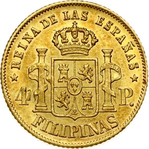 Philippines 4 Pesos 1864