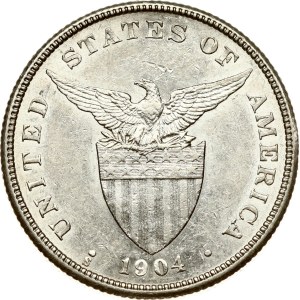Philippines 50 Centavos 1904 S