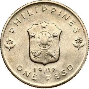 Filipíny Peso 1947 S Douglas MacArthur