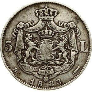 Roumanie 5 Lei 1883 B