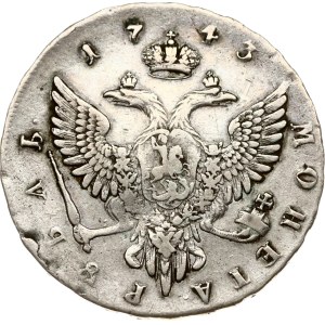 Russia Rouble 1743 ММД