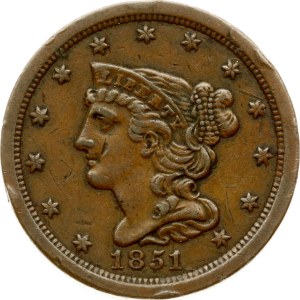 USA 1/2 Cent 1851