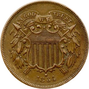 USA 2 centesimi 1864