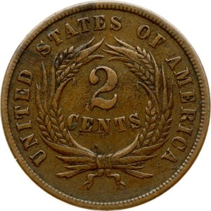 USA 2 centesimi 1865