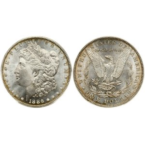 USA Morgan Dollar 1886 PCGS MS 64