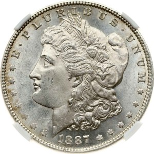 USA Morgan Dollar 1887 NGC MS 63