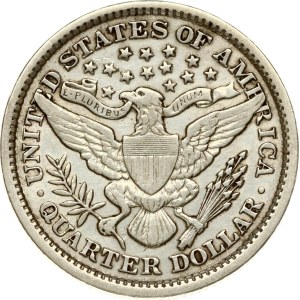 USA 1/4 Dollar 1896