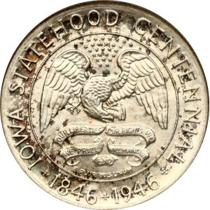 USA 1/2 dolára 1946 Iowa Centennial NGC MS 67