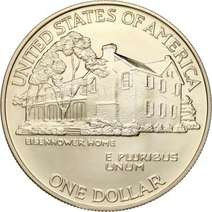 Dollaro USA 1990 W Eisenhower Centenario