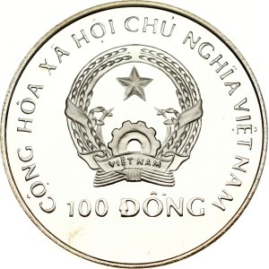Vietnam 100 Dong 1988 Bateau-dragon
