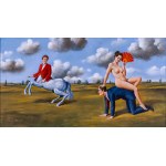 Rafal Olbinski (b. 1943), Morning Ride, 2022