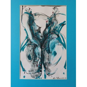 Andrzej DOMŻALSKI (b. 1945), Meeting, 2021