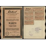 Poland, 10 shares at 100 zlotys = 1,000 zlotys, 1934, Warsaw