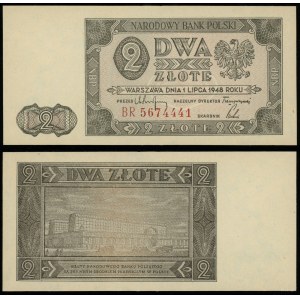 Poľsko, 2 zloté, 1.07.1948, BR