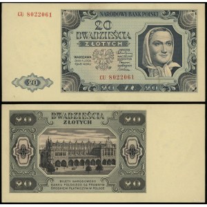 Poľsko, 20 zlotých, 1.07.1948, CU