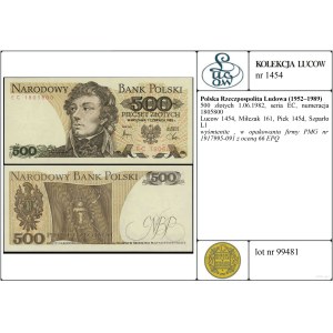 Polska, 500 złotych, 1.06.1982, EC