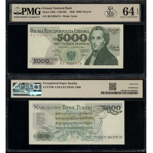 Poland, 5,000 zloty, 1.06.1986, BE