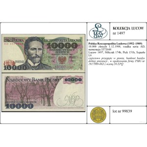 Poland, 10,000 zloty, 1.12.1988, AD