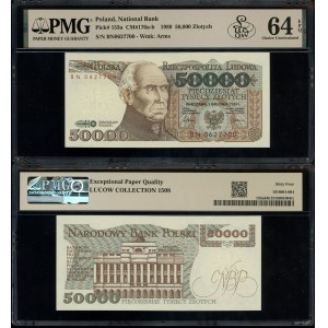 Poland, 50,000 zloty, 1.12.1989, BN